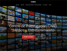 Tablet Screenshot of cimel.info