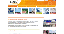 Desktop Screenshot of cimel.fr